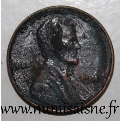 UNITED STATES - KM 132 - 1 CENT 1941 - Lincoln - Wheat Penny