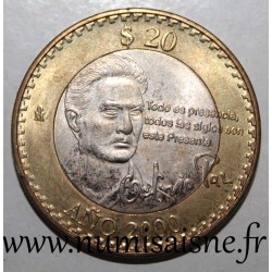 MEXICO - KM 638 - 20 PESOS 2000 - Octavio Paz