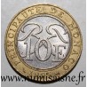 MONACO - KM 163 - 10 FRANCS 1995 - RAINIER III - Münzfehler