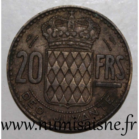 MONACO - KM 131 - 20 FRANCS 1951 - RAINIER III