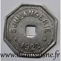 FRANCE - 62 - LIEVIN - BOULANGERIE - 1922 - COOPÉRATIVE DES MINES - FRAPPE MÉDAILLE