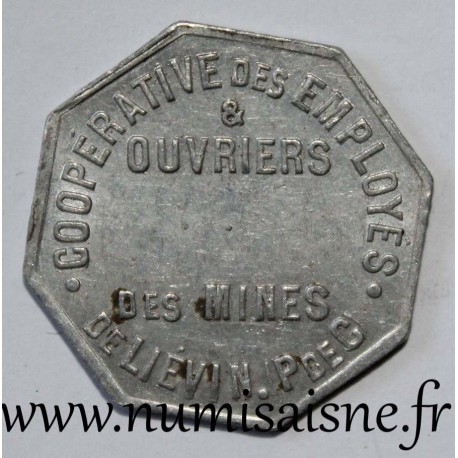 FRANCE - County 62 - LIEVIN - BAKERY - 1922 - MINING COOPERATIVE - COIN STRIKE