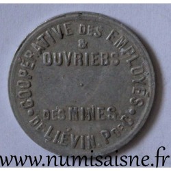 FRANCE - 62 - LIEVIN - BOULANGERIE - 1922 - COOPÉRATIVE DES MINES - FRAPPE MONNAIE