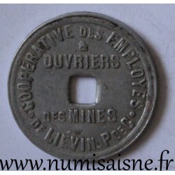 FRANCE - 62 - LIEVIN - BOULANGERIE - 1922 - COOPÉRATIVE DES MINES - FRAPPE MÉDAILLE