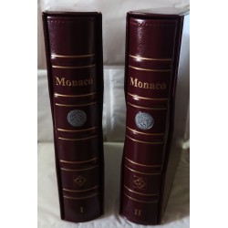 DESTOCKING - Album volume 1 and 2 for the coins of Monaco from 1924 to 2004