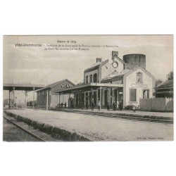 County 51230 - FERE CHAMPENOISE - WAR OF 1914 - INTERIOR OF THE STATION AFTER THE BOMBARDMENT