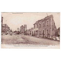 County 51170 - FISMES - ESPLANADE STREET AFTER THE GERMAN BOMBARDMENT