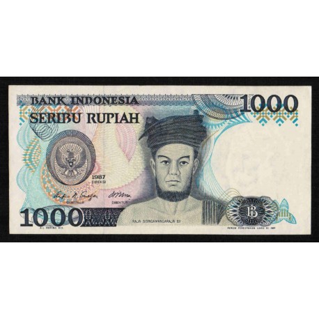 INDONESIA - PICK 124 a - 1 000 RUPIAH - 1987