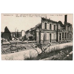 County 51170 - FISMES - THE RUINS OF THE GREAT WAR - SCHOOLS