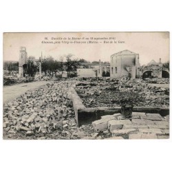 51300 - GLANNES - BATAILLE DE LA MARNE (6 AU 12 EPTEMBRE 1914) - RUE DE LA GARE
