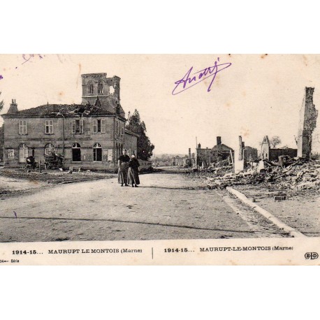 County 51340 - MAURUPT LE MONTOIS - WAR 1914-15