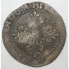 Dup 1131 - HENRI III - UN QUART DE FRANC AU COL PLAT- 1577 A - TB