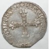 Dup 1133 - HENRI III - UN QUART D'ECU - 1584 T - TTB