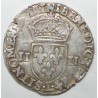 Dup 1133 - HENRI III - UN QUART D'ECU - 1584 L - TTB