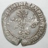 Dup 1131 - HENRI III - DEMI FRANC AU COL PLAT - 1587 A