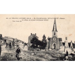 51800 - MINAUCOURT - LA GRANDE GUERRE 1914-16