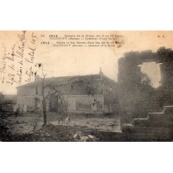 County 51340 - MAURUPT - BATTLE OF THE MARNE (SEPTEMBER 1914) - INTERIOR OF A FARM