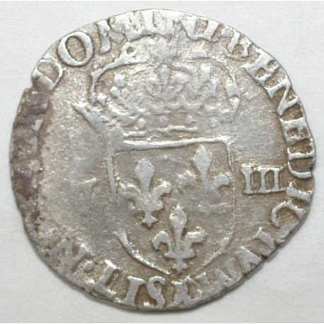 Dup 1134 - HENRI III - HUITIEME D'ECU - 1579 9 - RENNES - TB/TTB