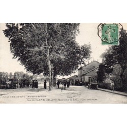 51400 - MOURMELON-LE-PETIT - GARE DU CAMP DE CHALONS - COUR EXTERIEURE