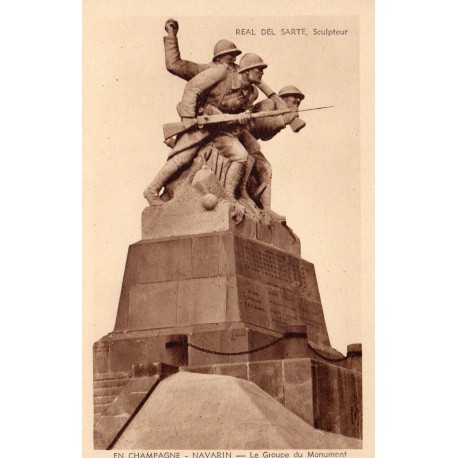 County 51 - NAVARIN - MONUMENT TO THE DEAD OF THE ALLIED ARMIES IN CHAMPAGNE (1914-1918)