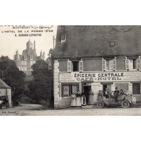 County 51270 - MONTMORT - THE CASTLE - THE HOTEL DE LA POMME D'OR - G.DUROND-LEPOUTRE