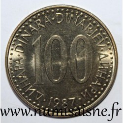 YOUGOSLAVIE - KM 114 - 100 DINARA 1987