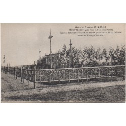 County 51 - MONT MORET - GREAT WAR 1914-15-16 - GRAVES OF FRENCH SOLDIERS