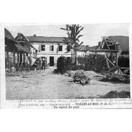 County 51103 - VILLERS-AUX-BOIS - THE GREAT WAR 1914-15 - AN ASPECT OF THE COUNTRY
