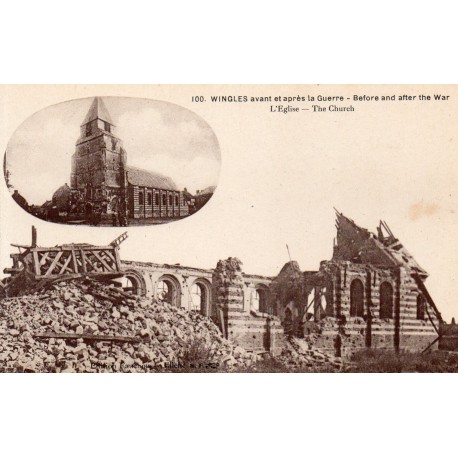 County 62410 - WINGLES - THE CHURCH BEFORE AND AFTER THE WAR