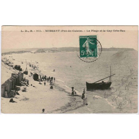 County 62179 - WISSANT - THE BEACH AND CAP GRIS-NEZ