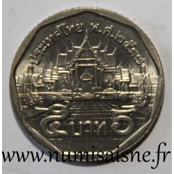 THAILAND - Y 219 - 5 BAHT 1994 - BE 2537 - The temple of Wat Benchamabophit