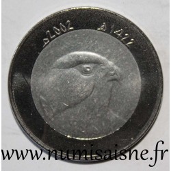 ALGERIA - KM 124 - 10 DINARS 2002 - PEREGRINE FALCON