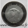 ALGERIA - KM 124 - 10 DINARS 2002 - PEREGRINE FALCON