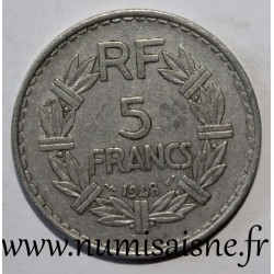 FRANKREICH - KM 888 - 5 FRANCS 1948 - TYP LAVRILLIER - 9 OFFEN
