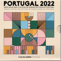 PORTUGAL - COFFRET EURO BRILLANT UNIVERSEL 2022 - 8 PIECES (3.88 euros)