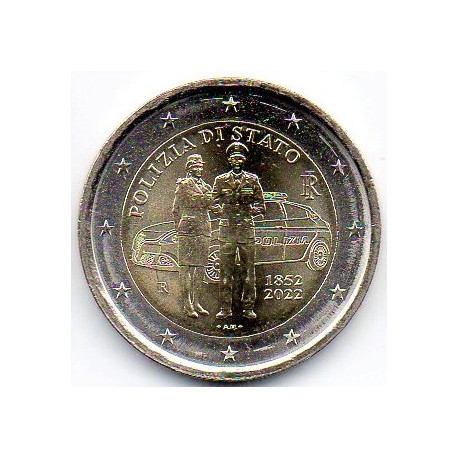 ITALY - 2 EURO 2022 - 170 YEARS OF THE POLICE FOUNDATION