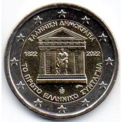 GREECE - 2 EURO 2022 - 200 YEARS OF THE FIRST GREEK CONSTITUTION