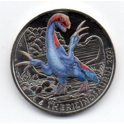 AUTRICHE - 3 EURO 2021 - SERIE DINO-THALER - N° 6 - THERIZINOSAURUS