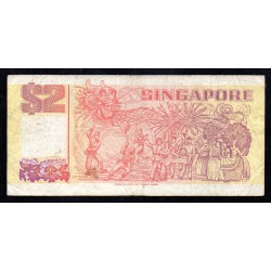 SINGAPORE - PICK 27 - 2 DOLLARS - 1990