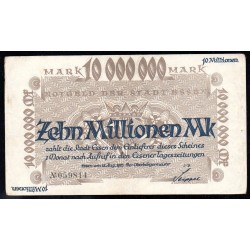 ALLEMAGNE - ESSEN - STADT- NOTGELD - 10 MILLIONEN MARK - 15/08/1923