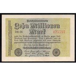 GERMANY - PICK 106 e - 10 MILLIONEN MARK - 22/08/1923