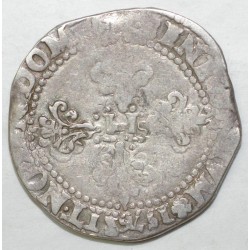 Dup 1130 - HENRI III - FRANC AU COL PLAT 1586 B - TB