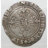 Dup 1130 - HENRI III - FRANC AU COL PLAT 1582 L