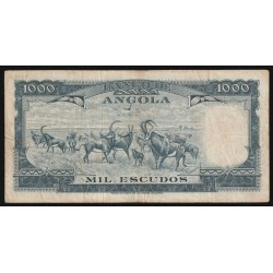 ANGOLA - PICK 98 - 1 000 ESCUDOS - 10/06/1970