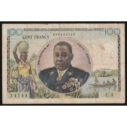 EQUATORIAL AFRICAN STATES AND CAMEROON - PICK 1f - 100 FRANCS (1961/62)