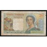 TAHITI - PICK 21 c - 20 FRANCS (1963 )