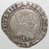 Dup 1130 - HENRI III - FRANC AU COL PLAT 1582 L