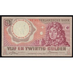 PAYS BAS - PICK 87 - 25 GULDEN - 10/04/1955