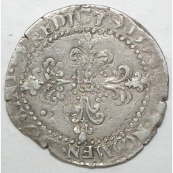 Dup 1131 - HENRI III - DEMI FRANC  AU COL PLAT 1578 I