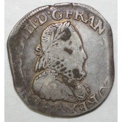 Dup 1131b - HENRI III - 1/2 FRANC MIT HALSKRAUSE - 1575 A